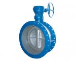 D341X worm wheel flange sealing butterfly valve