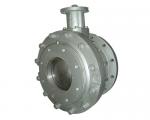 Half dome ball valve